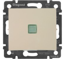 Выключатель Legrand Valena скрыт. 1кл. с подсветкой IP20 слоновая кость (774310)