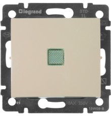 Выключатель Legrand Valena скрыт. 1кл. с подсветкой IP20 слоновая кость (774310)