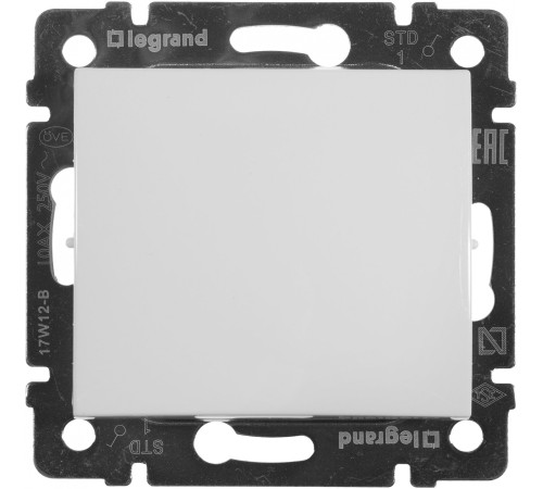 Выключатель Legrand Valena скрыт. 1кл. IP20 белый (774401)