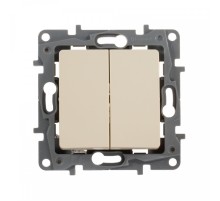 Выключатель Legrand Etika скрыт. 2кл. IP20 слоновая кость (672302)