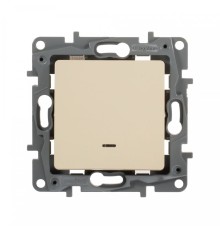 Выключатель Legrand Etika скрыт. 1кл. с подсветкой IP20 слоновая кость (672303)