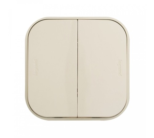 Выключатель Legrand Quteo откр. 2кл. IP20 слоновая кость (782232)
