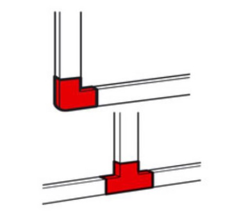 Уг.плоск/Т 60x40 мм  METRA Legrand 638199