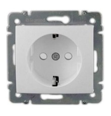 Розетка силов. Legrand Valena 774421 скрыт. зазем. белый