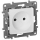 Розетка силов. Legrand Etika 672220 скрыт. IP21 белый