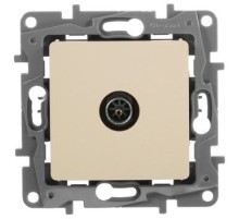 Розетка телевизионная Legrand Etika (672351) скрыт. слоновая кость