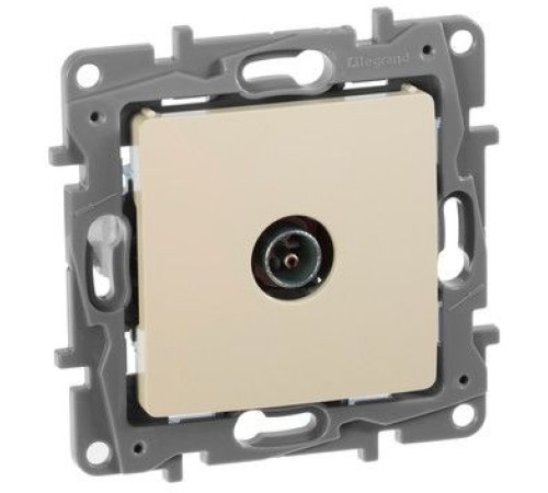 Розетка телевизионная Legrand Etika (672351) скрыт. слоновая кость
