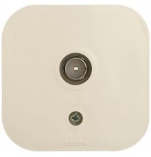 Розетка телевизионная Legrand Quteo (782245) откр. слоновая кость
