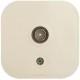 Розетка телевизионная Legrand Quteo (782245) откр. слоновая кость