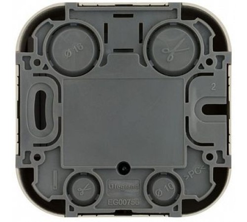 Розетка телевизионная Legrand Quteo (782245) откр. слоновая кость