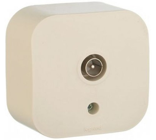 Розетка телевизионная Legrand Quteo (782245) откр. слоновая кость