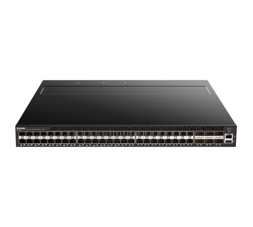 D-Link DXS-5000-54S/A1ASI Управляемый L3 коммутатор с 48 портами 10GBase-X SFP+, 6 портами 40GBase-X QSFP+, 2 источниками питания AC и 4 вентиляторами