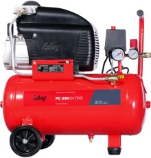 Компрессор поршневой Fubag FС 230/24 CM2 масляный 230л/мин 24л 1500Вт красный/черный