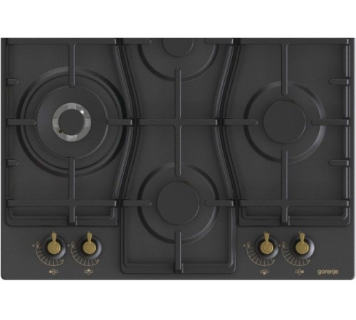 Газовая варочная поверхность Gorenje GW6D42CLB черный