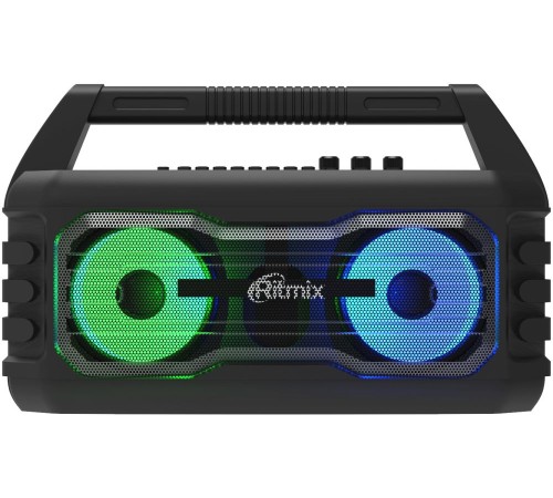 Колонка порт. Ritmix SP-610B черный 20W 2.0 BT/3.5Jack/USB 10м 2000mAh (80000679)