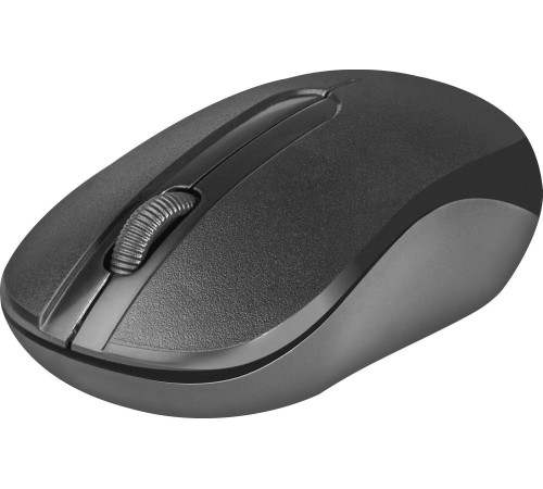 Мышь Defender Hit MM-495 черный оптическая (1600dpi) беспроводная USB для ноутбука (2but)