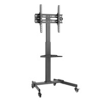 Подставка для телевизора Ultramounts UM 252 черный 32"-55" макс.35кг напольный мобильный