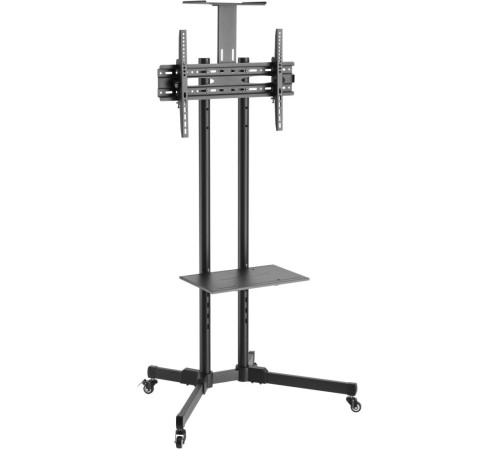 Подставка для телевизора Ultramounts UM 262 черный 37"-75" макс.50кг напольный мобильный