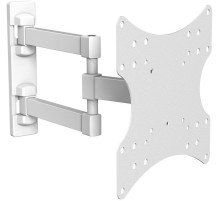 Кронштейн для телевизора Ultramounts UM 867W белый 23"-42" макс.20кг настенный поворот и наклон