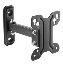 Кронштейн для телевизора Ultramounts UM 892 черный 13"-27" макс.30кг настенный поворотно-выдвижной и наклонный
