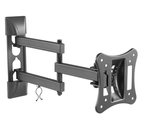 Кронштейн для телевизора Ultramounts UM 895 черный 13"-27" макс.15кг настенный поворотно-выдвижной и наклонный Кронштейн для телевизора Ultramounts UM 895 черный 13"-27" макс.15кг настенный поворотно-выдвижной и наклонный