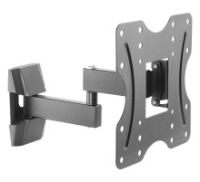 Кронштейн для телевизора Ultramounts UM 899 черный 23"-43" макс.20кг настенный поворотно-выдвижной и наклонный