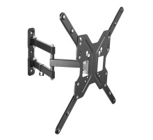 Кронштейн для телевизора Ultramounts UM 905 черный 23"-55" макс.30кг настенный поворотно-выдвижной и наклонный