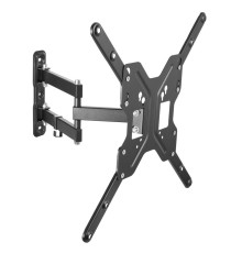 Кронштейн для телевизора Ultramounts UM 905 черный 23"-55" макс.30кг настенный поворотно-выдвижной и наклонный