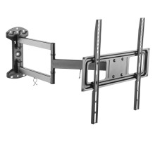 Кронштейн для телевизора Ultramounts UM 906 черный 32"-55" макс.35кг настенный поворотно-выдвижной и наклонный