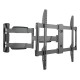 Кронштейн для телевизора Ultramounts UM 909 черный 37"-75" макс.35кг настенный поворотно-выдвижной и наклонный