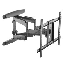 Кронштейн для телевизора Ultramounts UM 912 черный 37"-75" макс.45кг настенный поворотно-выдвижной и наклонный