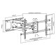 Кронштейн для телевизора Ultramounts UM 913 черный 37"-90" макс.75кг настенный поворотно-выдвижной и наклонный