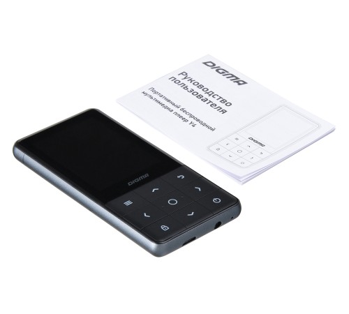 Плеер Hi-Fi Flash Digma Y4 BT 16Gb черный/2.4"/FM/microSDHC