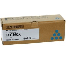 Ricoh Тонер-картридж SP C360X Cyan SPC361SFNw, (9000стр) (408251)