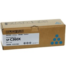 Ricoh Тонер-картридж SP C360X Cyan SPC361SFNw, (9000стр) (408251)