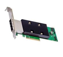 HBA-адаптер Broadcom 9600-16e SGL (05-50118-00)  PCIe v4 x8 LP, Tri-Mode SAS/SATA/NVMe 24G HBA, 16port (4*ext SFF8674), RTL