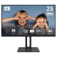 Монитор MSI PRO MP251P 24.5" 16:9 FHD(1920x1080) IPS Flat,1ms(MPRT),1300:1,100M:1,300nit,178/178,HDMI 1.4,VGA(D-Sub),Speaker,Tilt,Swivel,Height,Pivot,VESA,100Hz,Black,1y war-ty (9S6-3PC29M-033)