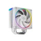 Устройство охлаждения(кулер) ID-Cooling Frozn A410 ARGB Wh Soc-AM5/AM4/1151/1200/2066/1700 4-pin Al+Cu 230W 730gr LED Ret