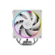 Устройство охлаждения(кулер) ID-Cooling Frozn A410 ARGB Wh Soc-AM5/AM4/1151/1200/2066/1700 4-pin Al+Cu 230W 730gr LED Ret