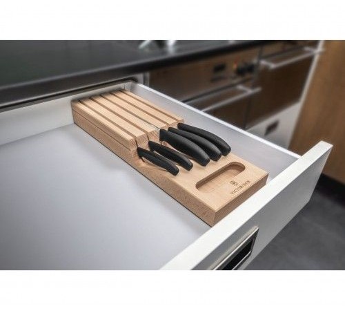 Набор ножей кухон. Victorinox Swiss Classic (6.7143.5) компл.:5шт черный Набор ножей кухон. Victorinox Swiss Classic (6.7143.5) компл.:5шт черный