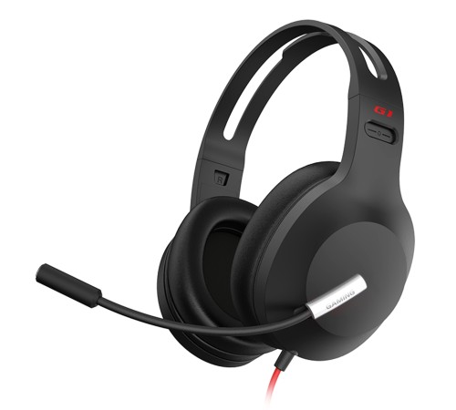 Наушники с микрофоном Edifier G1SE черный 2.5м накладные оголовье