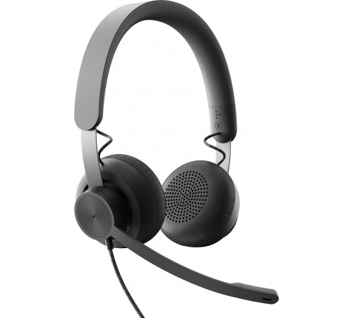 Наушники с микрофоном Logitech Zone Wired Teams черный матовый 1.9м накладные USB оголовье (981-000870) Наушники с микрофоном Logitech Zone Wired Teams черный матовый 1.9м накладные USB оголовье (981-000870)