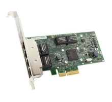 Контроллер DELL NIC Broadcom 5719 QP 1Gb Network Interface Card, Low Profile,CusKit (W0N4T) (analog 540-11147) (540-BBHB)