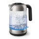 Чайник электрический Philips HD9339/80 1.7л. 2200Вт прозрачный (корпус: стекло)