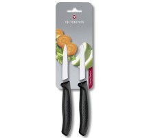 Набор ножей кухон. Victorinox Swiss Classic (6.7603.B) компл.:2шт черный блистер