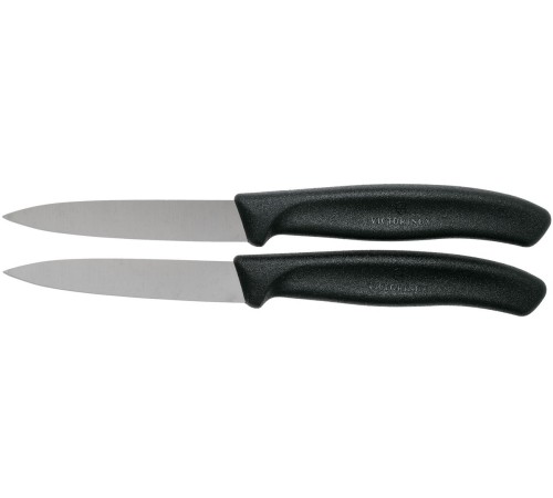 Набор ножей кухон. Victorinox Swiss Classic (6.7603.B) компл.:2шт черный блистер Набор ножей кухон. Victorinox Swiss Classic (6.7603.B) компл.:2шт черный блистер