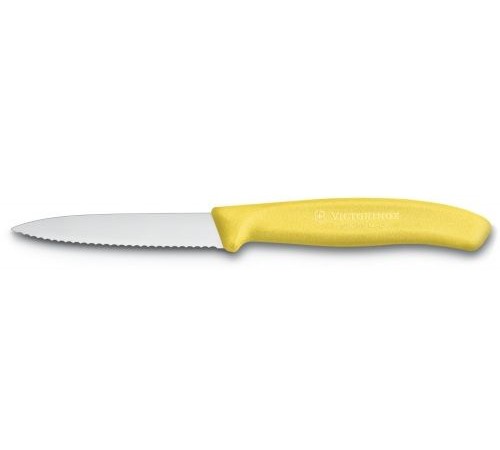 Набор ножей кухон. Victorinox Swiss Classic (6.7636.L118B) компл.:2шт желтый блистер Набор ножей кухон. Victorinox Swiss Classic (6.7636.L118B) компл.:2шт желтый блистер
