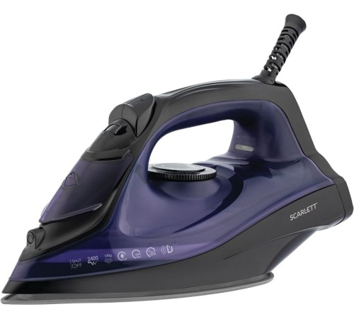 Утюг Scarlett SC-SI30K57 2400Вт черный/фиолетовый