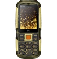 Мобильный телефон BQ 2430 Tank Power 32Mb камуфляж/золотистый моноблок 2Sim 2.4" 240x320 0.3Mpix GSM900/1800 GSM1900 MP3 FM microSD max32Gb