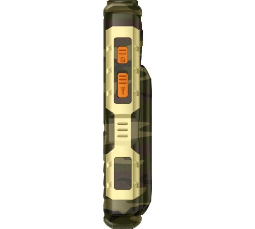 Мобильный телефон BQ 2430 Tank Power 32Mb камуфляж/золотистый моноблок 2Sim 2.4" 240x320 0.3Mpix GSM900/1800 GSM1900 MP3 FM microSD max32Gb